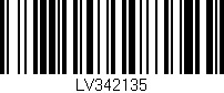 Código de barras (EAN, GTIN, SKU, ISBN): 'LV342135'