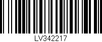 Código de barras (EAN, GTIN, SKU, ISBN): 'LV342217'
