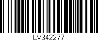 Código de barras (EAN, GTIN, SKU, ISBN): 'LV342277'