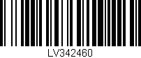 Código de barras (EAN, GTIN, SKU, ISBN): 'LV342460'