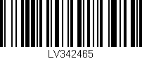 Código de barras (EAN, GTIN, SKU, ISBN): 'LV342465'