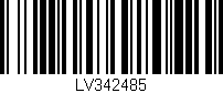 Código de barras (EAN, GTIN, SKU, ISBN): 'LV342485'