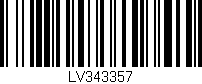 Código de barras (EAN, GTIN, SKU, ISBN): 'LV343357'