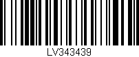 Código de barras (EAN, GTIN, SKU, ISBN): 'LV343439'