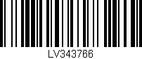Código de barras (EAN, GTIN, SKU, ISBN): 'LV343766'