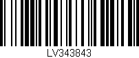 Código de barras (EAN, GTIN, SKU, ISBN): 'LV343843'