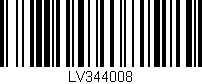 Código de barras (EAN, GTIN, SKU, ISBN): 'LV344008'