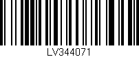 Código de barras (EAN, GTIN, SKU, ISBN): 'LV344071'