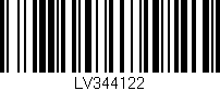 Código de barras (EAN, GTIN, SKU, ISBN): 'LV344122'