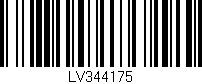Código de barras (EAN, GTIN, SKU, ISBN): 'LV344175'