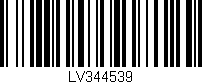 Código de barras (EAN, GTIN, SKU, ISBN): 'LV344539'