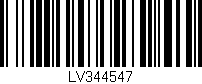 Código de barras (EAN, GTIN, SKU, ISBN): 'LV344547'