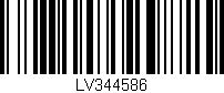 Código de barras (EAN, GTIN, SKU, ISBN): 'LV344586'