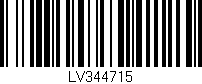 Código de barras (EAN, GTIN, SKU, ISBN): 'LV344715'