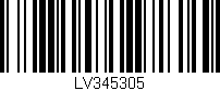Código de barras (EAN, GTIN, SKU, ISBN): 'LV345305'