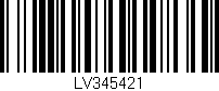 Código de barras (EAN, GTIN, SKU, ISBN): 'LV345421'