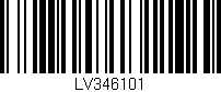 Código de barras (EAN, GTIN, SKU, ISBN): 'LV346101'