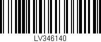 Código de barras (EAN, GTIN, SKU, ISBN): 'LV346140'