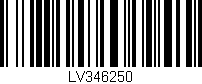 Código de barras (EAN, GTIN, SKU, ISBN): 'LV346250'