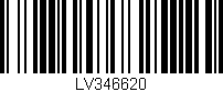 Código de barras (EAN, GTIN, SKU, ISBN): 'LV346620'
