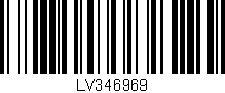 Código de barras (EAN, GTIN, SKU, ISBN): 'LV346969'