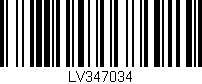 Código de barras (EAN, GTIN, SKU, ISBN): 'LV347034'