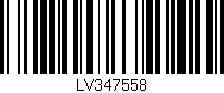 Código de barras (EAN, GTIN, SKU, ISBN): 'LV347558'