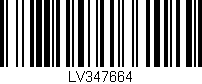 Código de barras (EAN, GTIN, SKU, ISBN): 'LV347664'