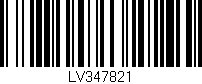 Código de barras (EAN, GTIN, SKU, ISBN): 'LV347821'