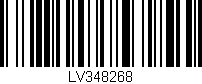 Código de barras (EAN, GTIN, SKU, ISBN): 'LV348268'