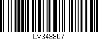 Código de barras (EAN, GTIN, SKU, ISBN): 'LV348867'