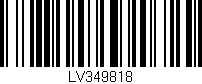 Código de barras (EAN, GTIN, SKU, ISBN): 'LV349818'