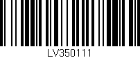 Código de barras (EAN, GTIN, SKU, ISBN): 'LV350111'