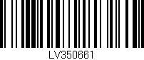 Código de barras (EAN, GTIN, SKU, ISBN): 'LV350661'