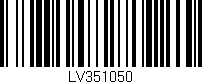 Código de barras (EAN, GTIN, SKU, ISBN): 'LV351050'
