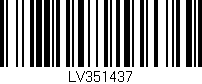 Código de barras (EAN, GTIN, SKU, ISBN): 'LV351437'