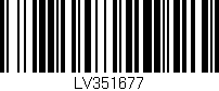 Código de barras (EAN, GTIN, SKU, ISBN): 'LV351677'