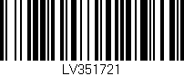 Código de barras (EAN, GTIN, SKU, ISBN): 'LV351721'