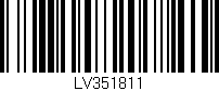 Código de barras (EAN, GTIN, SKU, ISBN): 'LV351811'