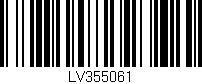 Código de barras (EAN, GTIN, SKU, ISBN): 'LV355061'