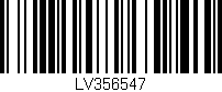 Código de barras (EAN, GTIN, SKU, ISBN): 'LV356547'