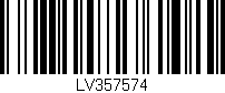 Código de barras (EAN, GTIN, SKU, ISBN): 'LV357574'