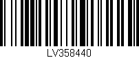 Código de barras (EAN, GTIN, SKU, ISBN): 'LV358440'