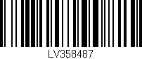 Código de barras (EAN, GTIN, SKU, ISBN): 'LV358487'