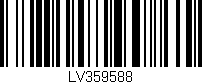 Código de barras (EAN, GTIN, SKU, ISBN): 'LV359588'