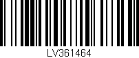 Código de barras (EAN, GTIN, SKU, ISBN): 'LV361464'
