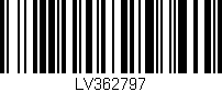 Código de barras (EAN, GTIN, SKU, ISBN): 'LV362797'
