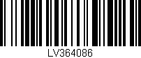 Código de barras (EAN, GTIN, SKU, ISBN): 'LV364086'