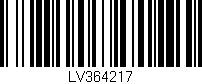Código de barras (EAN, GTIN, SKU, ISBN): 'LV364217'