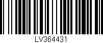 Código de barras (EAN, GTIN, SKU, ISBN): 'LV364431'